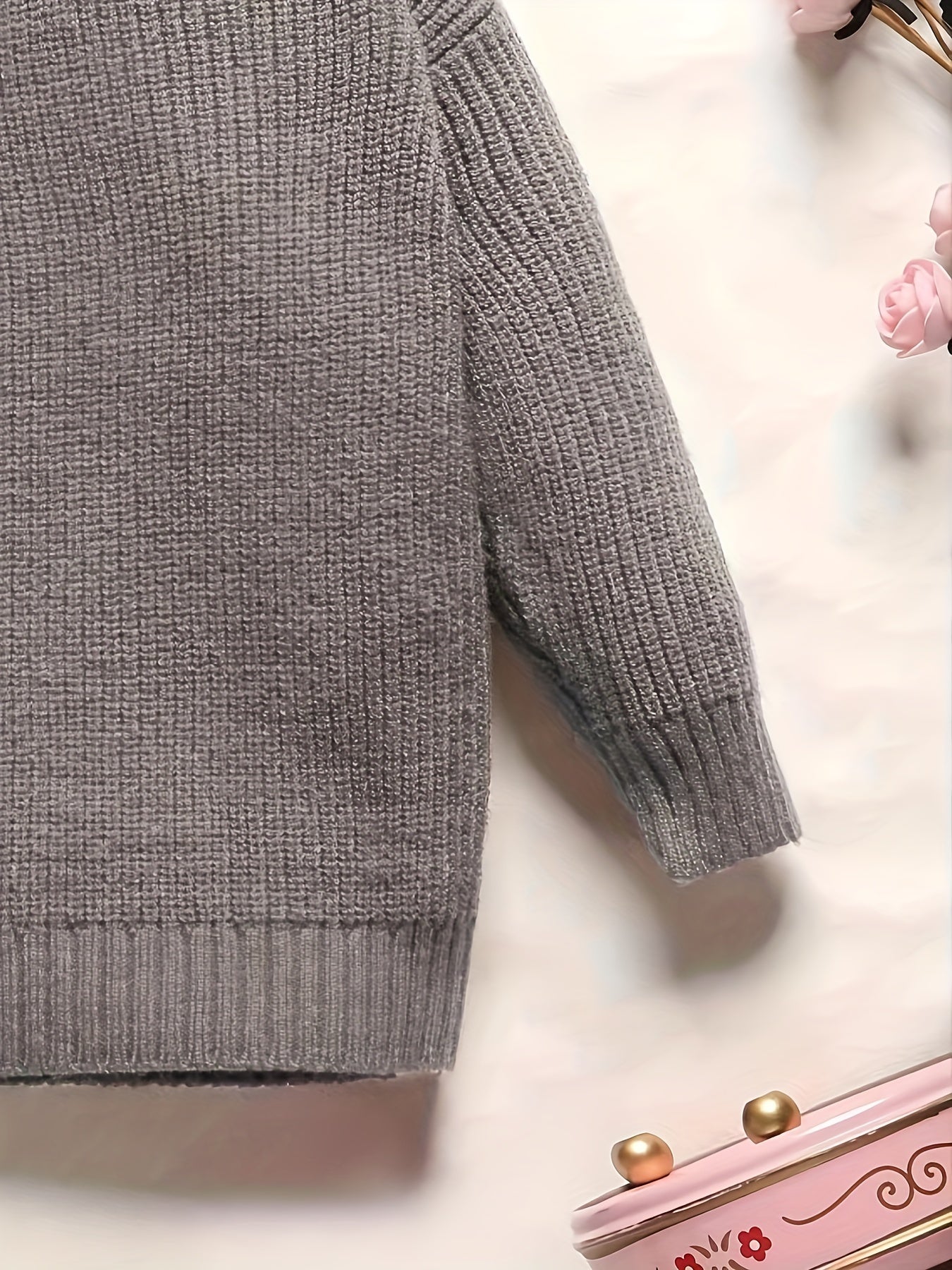 Baby Boys Long Sleeves Crew Neck Knit Sweaters Pullovers For Spring Autumn