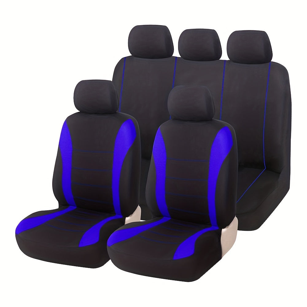 9PCS Waistline Pattern Car Seat Cover