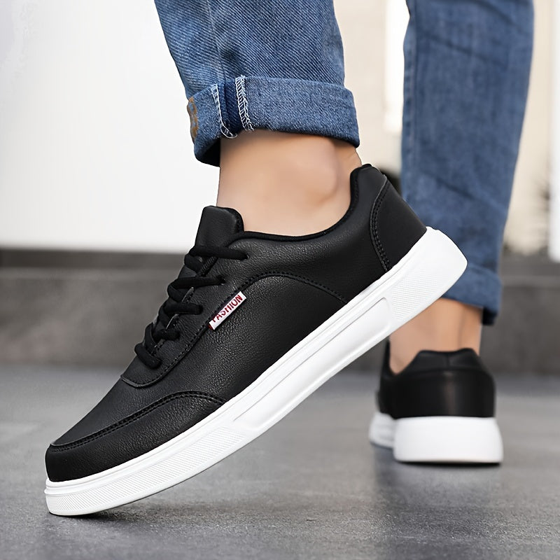Versatile Solid Casual Skate Shoes Lightweight Low Top Sport Shoes