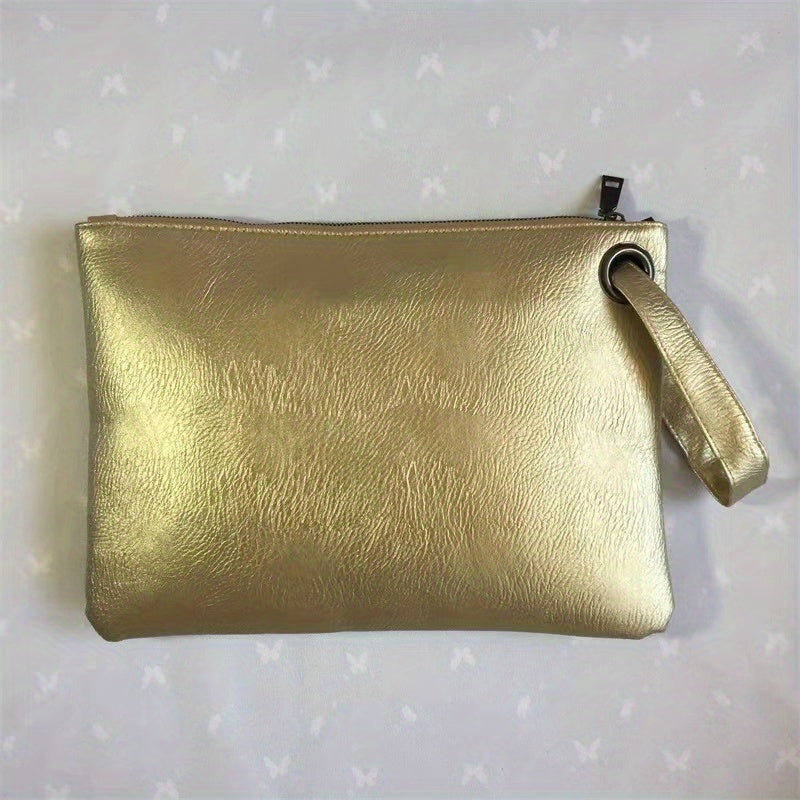 Oversized Clutch Bag Women's PU Leather Briefcase Handbag