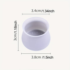 Silicone Chair Leg Protectors for Hardwood Floors - 8pcs