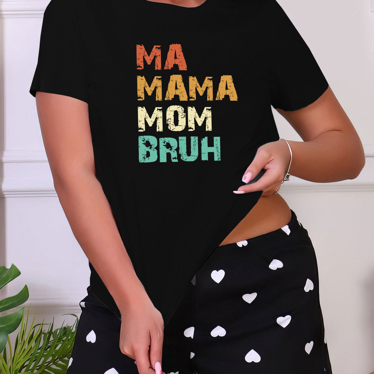 Women's Short Sleeve Crew Neck Top
