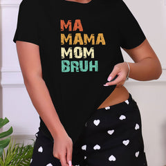 Women's Short Sleeve Crew Neck Top