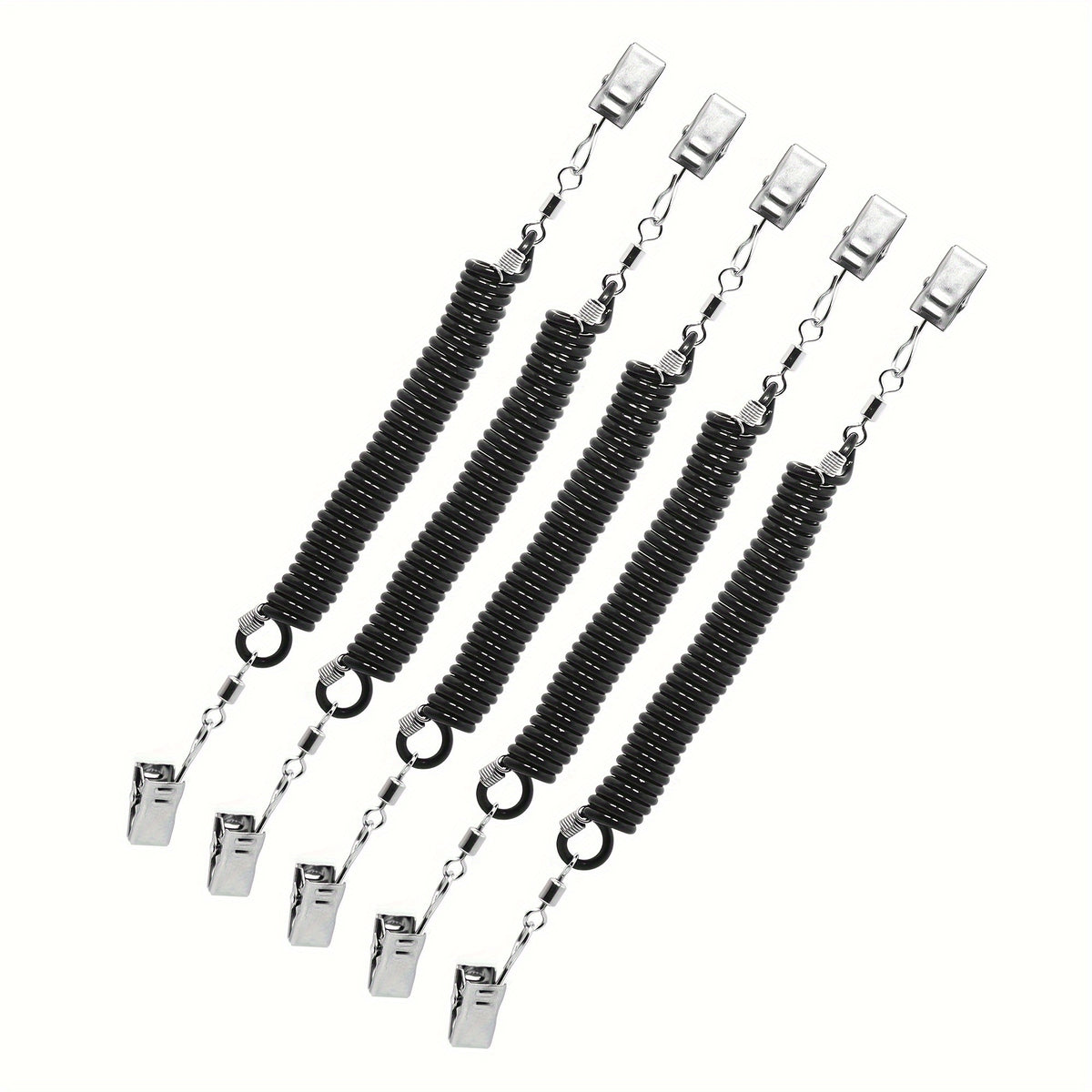 5pcs Hat Clip Retainer Windproof Stainless Steel Golf Cap Holder Travel Keeper