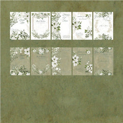 30 Sheets Floral Landscape Paper for Journal Collage