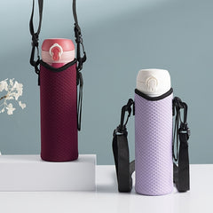 550ml Glass Water Bottle with Strap