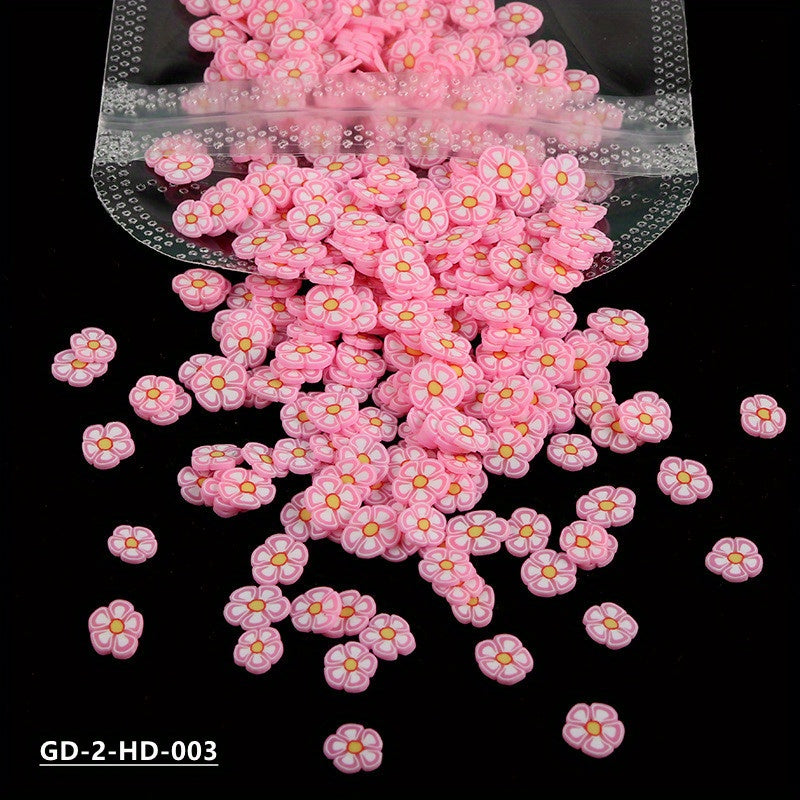 Mixed Nail Decal Jewelry Dried Flower Accessories For Manicure 10g