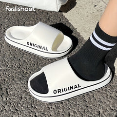 Men's Lightweight Open Toe Slippers for Shower Spring Summer