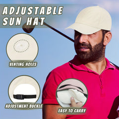 Outdoor Sport Hat Unstructured UPF40 Running Cap Quick Drying Breathable Golf