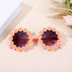 Daisy Flower Sunglasses Candy Gradient Glasses UV400