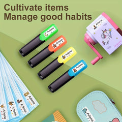 Waterproof Name Sticker 180pcs School Label Preschool Stationery Ta