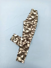 Camo Print High Waist Tummy Control Fitness Pants