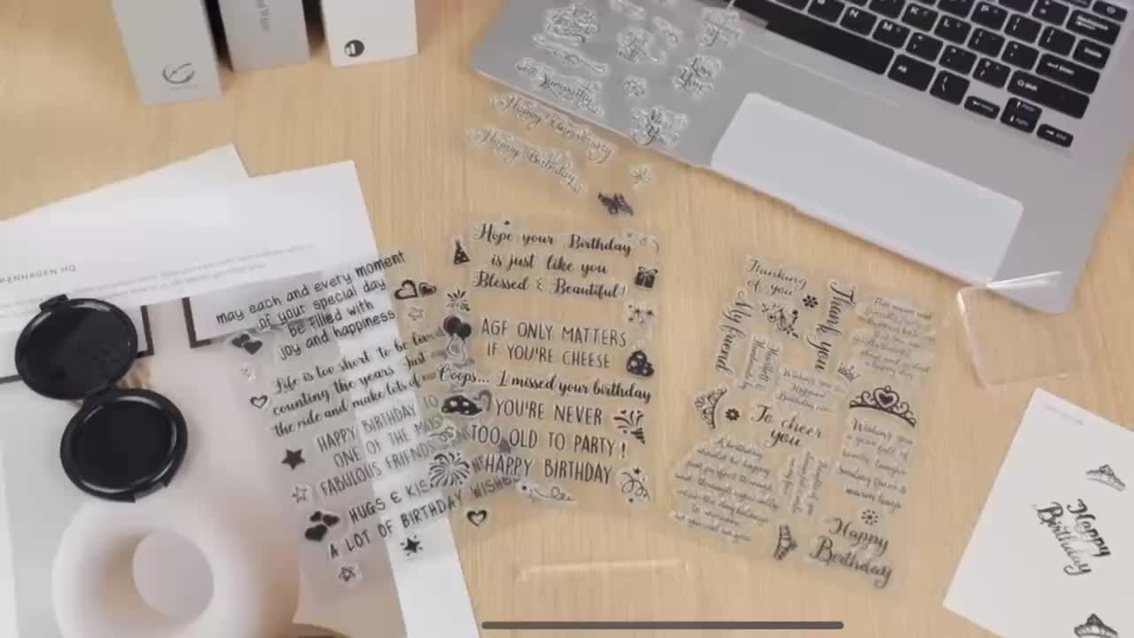 Fairy Tale Castle Mountain Clear Rubber Stamps