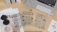 Fairy Tale Castle Mountain Clear Rubber Stamps