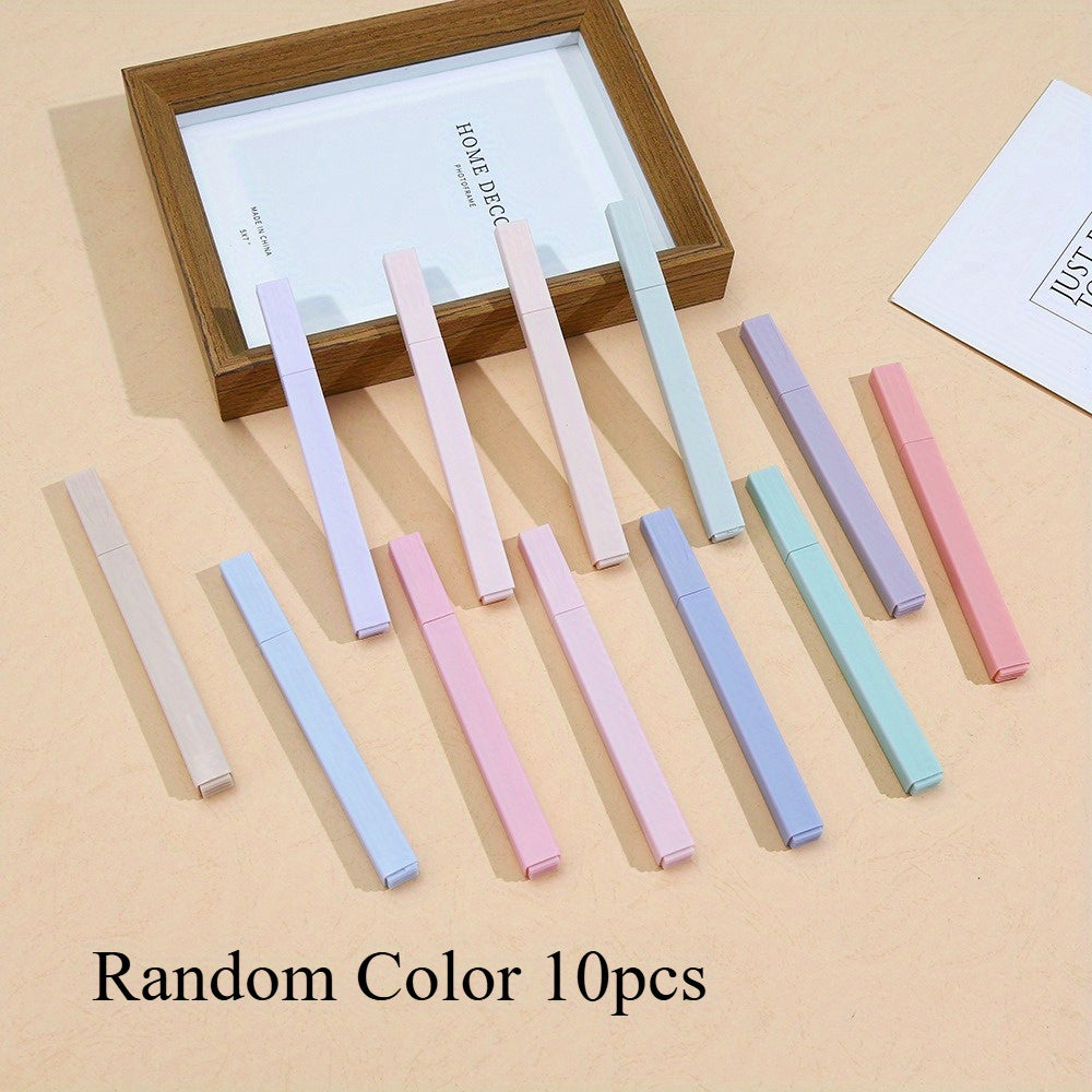 Pastel Fluorescent Highlighter Pens Water-Based Ink