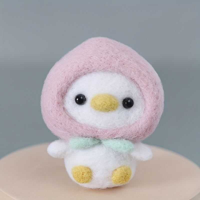 Chicken Wool Felt Doll Kit for Beginners