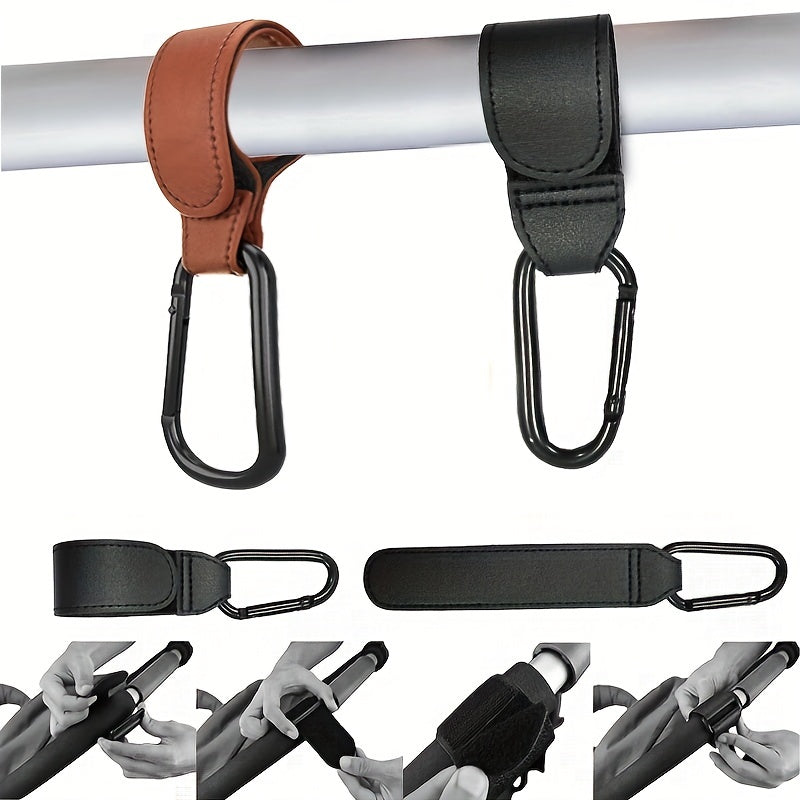 PU Leather Stroller Hook for Kids' Seats & Accessories