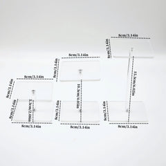 Acrylic Clear Jewelry Display Stand Desktop Cosmetic Perfume Storage Holder