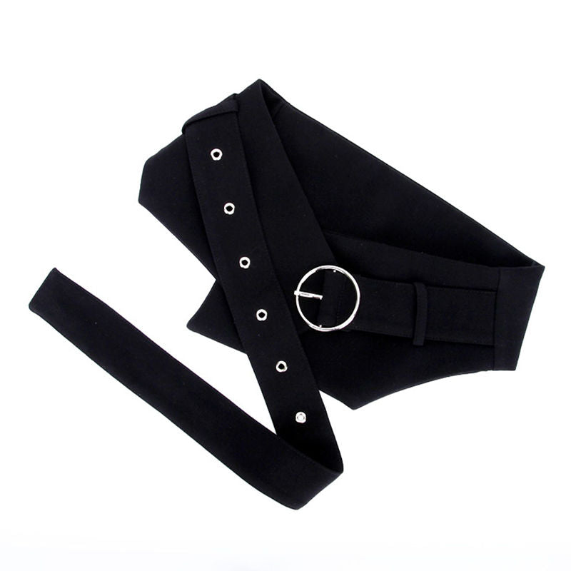 Denim Corset Belt Women's Wide Girdle Dress Skirt Decor