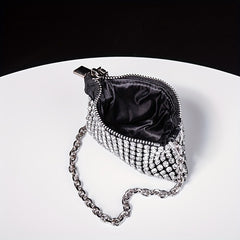 Glitter Rhinestone Evening Bag Dinner Clutch Purse for Party