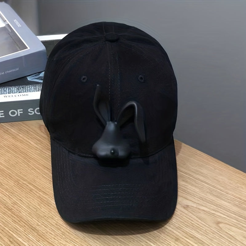 Bunny Decor Baseball Cap Candy Cartoon Rabbit Dad Hats