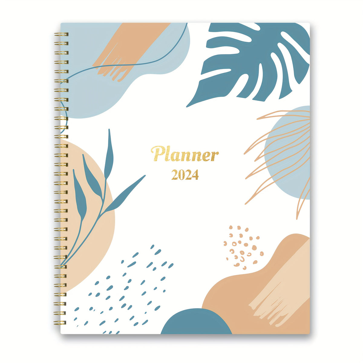 2022 Monthly Planner A4 Jan-Dec, Twin Wire Binding, Holidays, Notes, Back Pocket