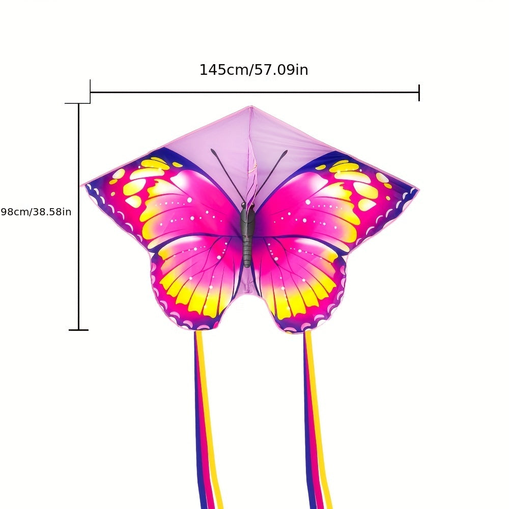 Colorful Butterfly Cartoon Kite with 50 Meters String