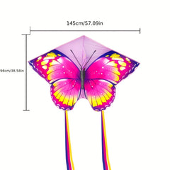Colorful Butterfly Cartoon Kite with 50 Meters String