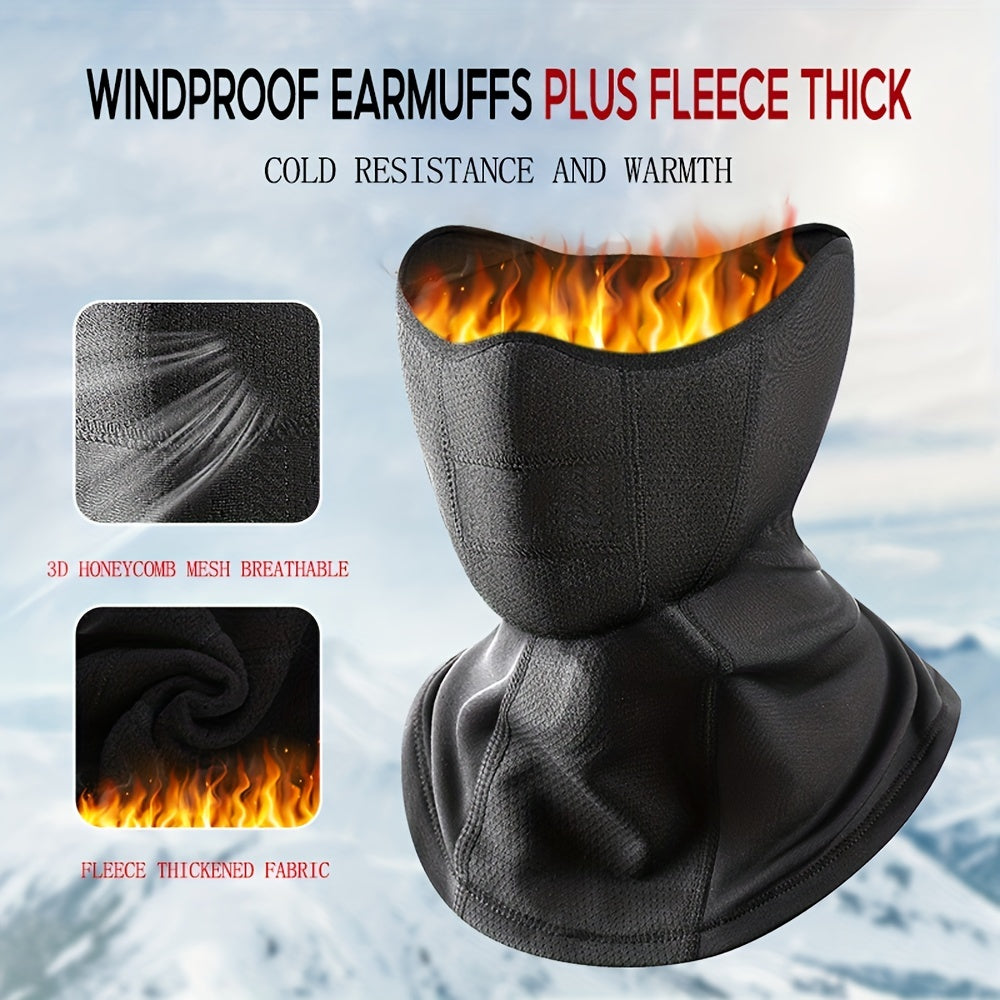 Fleece Windproof Motorcycle Mask Neck Guard
