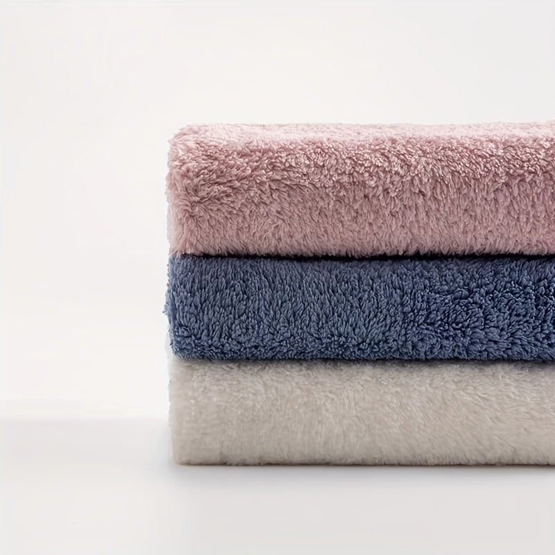 Coral Fleece Hand Towel Soft Absorbent Face Towel 80x34cm