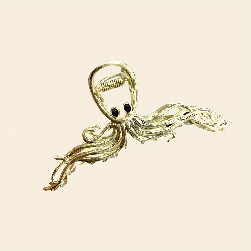 Large Octopus Metal Hair Claw Clip Non Slip Strong Hold Grip Hair Jaw Clip