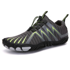 Women's Striped Graphic Lace-up Running Shoes