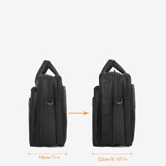 17.3 Inch Laptop Bag Expandable Briefcase for Men Women