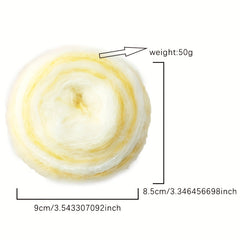 Rainbow Dream Mohair Yarn for DIY Knitting Soft Gloves Hat Coat Scarf Doll Bag