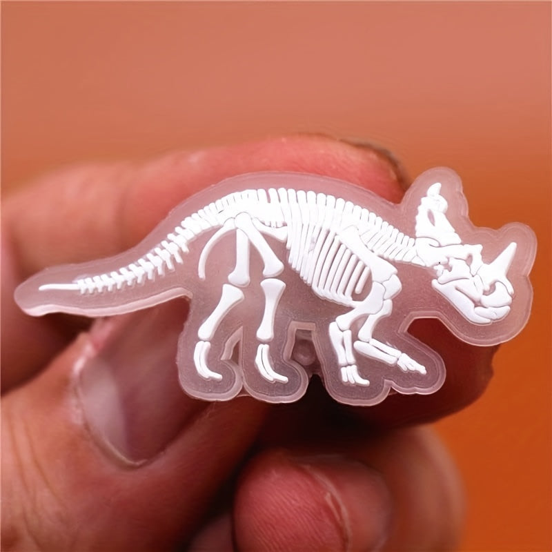 82pcs Dinosaur Shoe Charms For Crocs Luminous Decoration Boys PVC Pins Bracelets