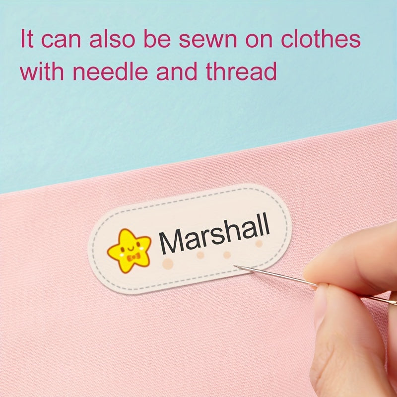 Custom Name Fabric Tags - Personalized Student Name Tags