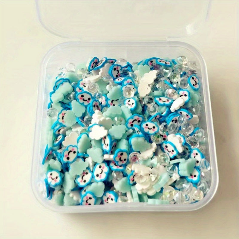 1pc Colorful Soft Pottery Frosted Beads Pendants Slime Crystal Mud DIY Jewelry