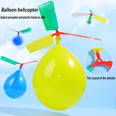 DIY Balloon Helicopter Toy Set for Kids