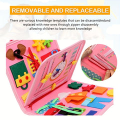 Montessori Busy Board Sensory Toy for Toddlers