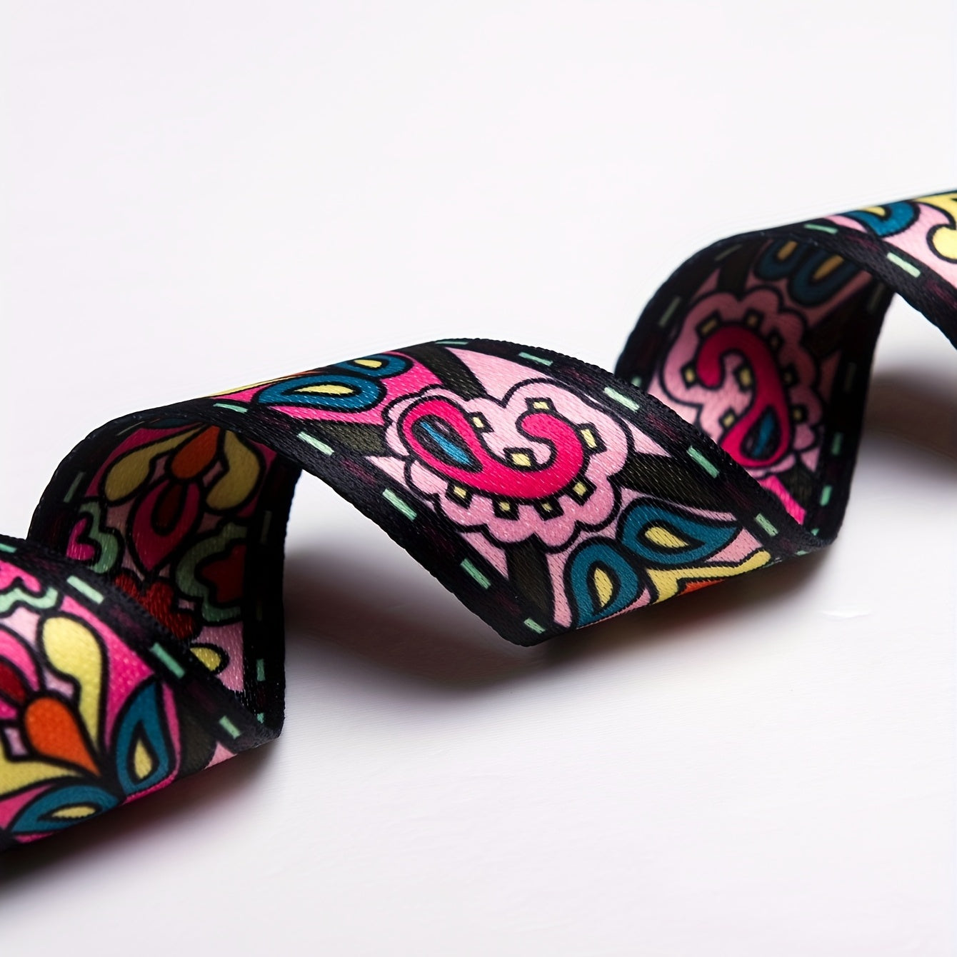 Ethnic Flower Graphic Shoulder Strap Adjustable Replacement Belt Boho Style