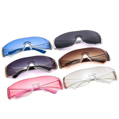 Y2K Wrap Around Sunglasses Gradient Lens Eyewear