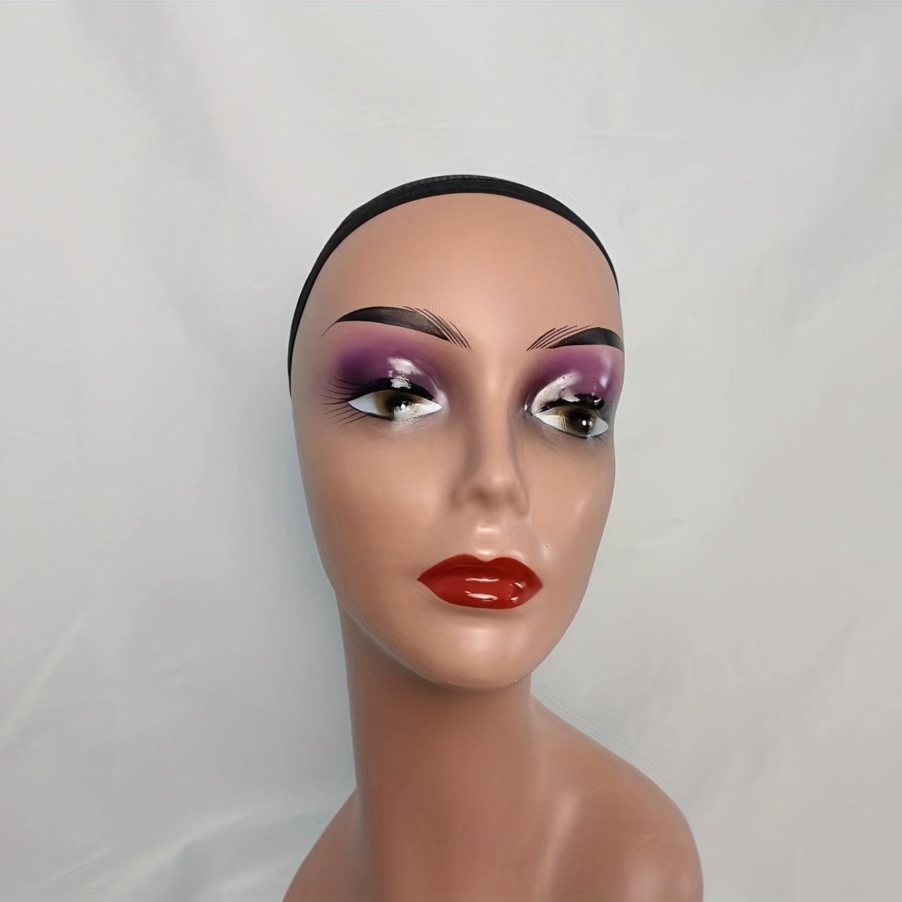 Single Shoulder Model Head Wig Display Stand for Home Salon