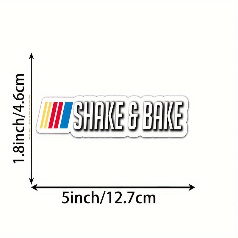 4pcs Shake And Bake Car Decal Sticker Funny for Car Truck Van Dirt Bike