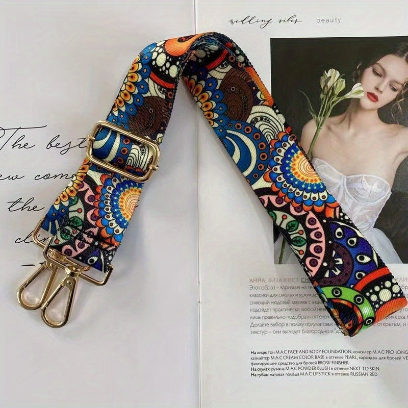 Vintage Ethnic Pattern Adjustable Bag Strap
