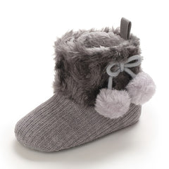 Toddler Baby Girls Booties High Top Slippers Indoor Shoes Winter Halloween Gift