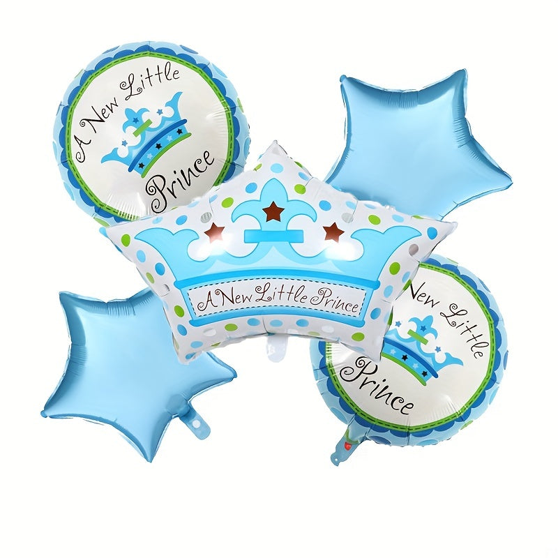 5pcs Newborn Party Set Birthday Balloon Gender Reveal Balloon