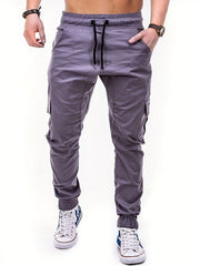 Men's Drawstring Cargo Jogger Pants