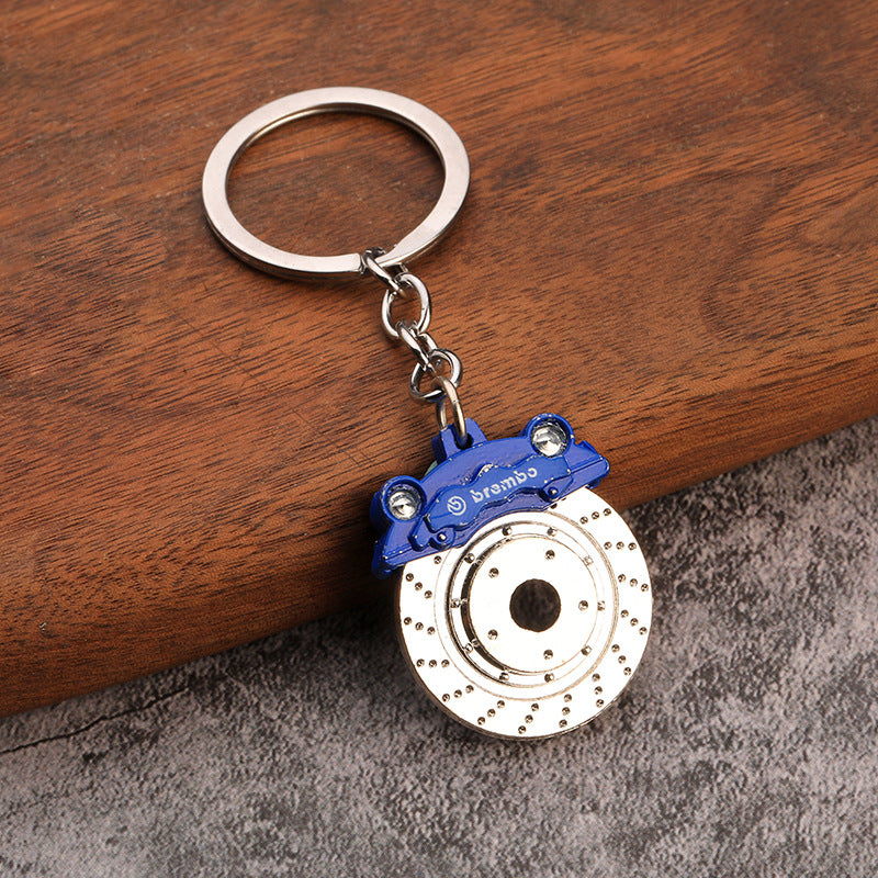 Father's Brake Car Ring Pendant Chain Key Disc Waist Keychains
