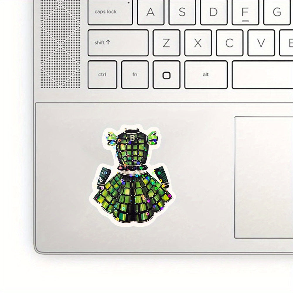 Holographic Mosaic Vinyl Sticker - Durable & Eye-Catching Design