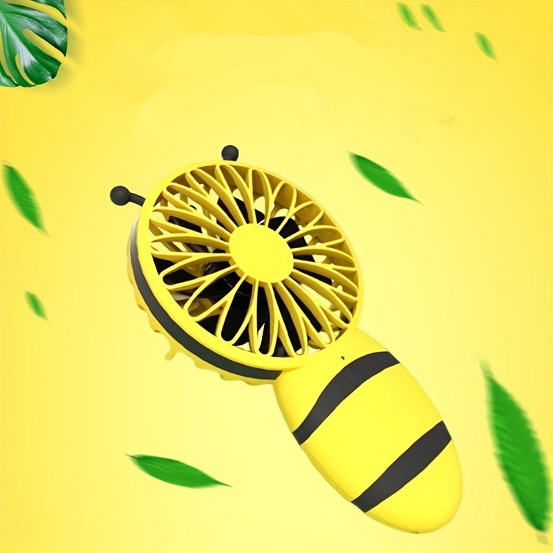 Mini USB Rechargeable Handheld Fan with Phone Holder